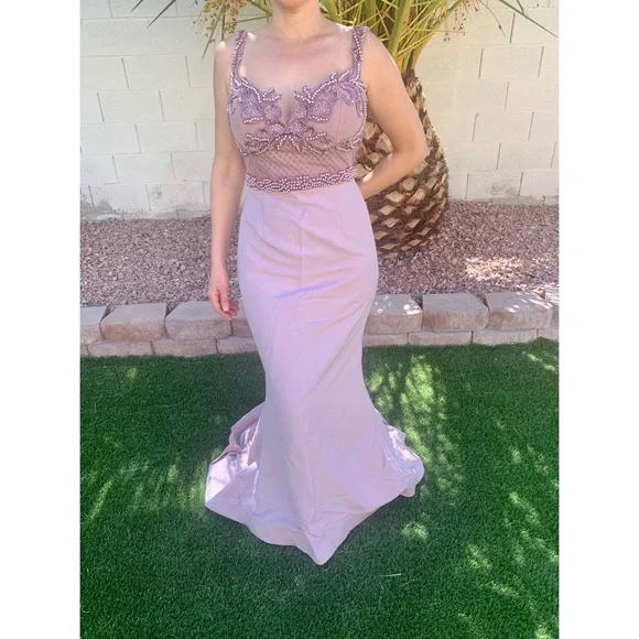 🤩 Beautiful Portia&Scarlett Lilac Formal Dress - Picture 2 of 9